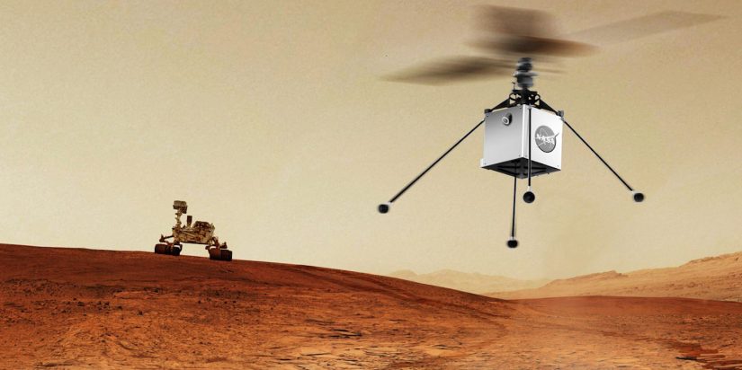 НАСА: у ровера Mars 2020 теперь винтокрылый дрон
